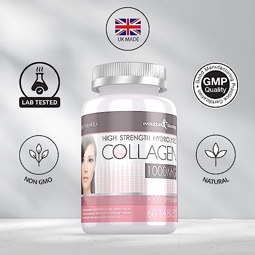 Hydrolysed Collagen High Strength 1,000mg for Hair, Skin & Nails, 60 Tablets, Evolution Slimming Evolution Slimming buy australia supplements