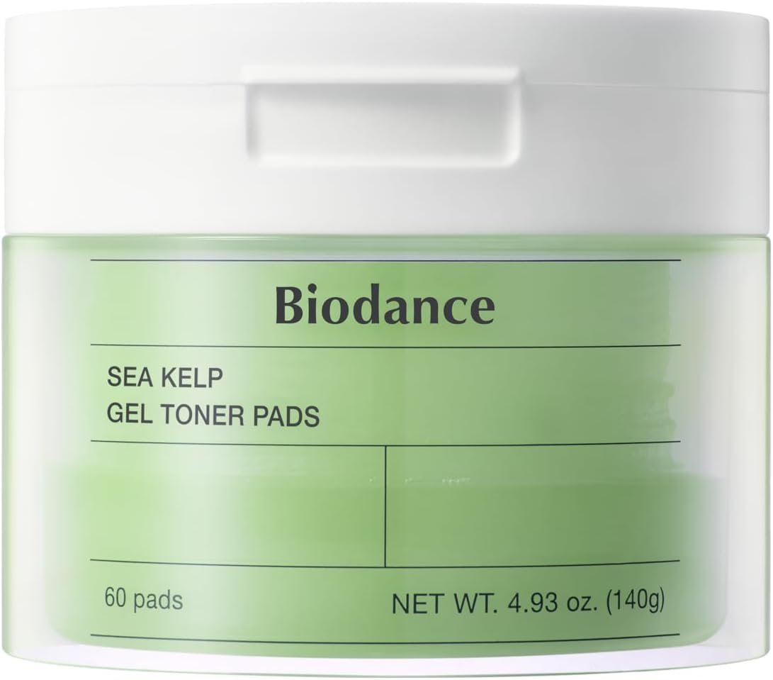 Biodance Sea Kelp Gel Toner Pads, Calming Toner Pads for Sensitive Skin, Oil & Sebum Control, Refreshing Blemish Care BIODANCE