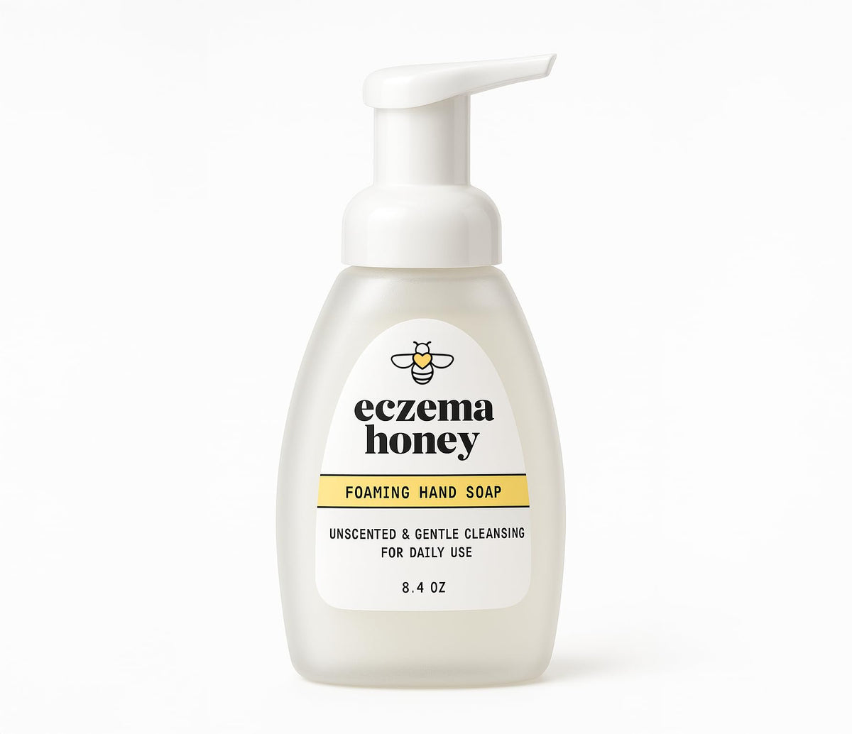 ECZEMA HONEY Gentle Foaming Hand Soap, Non-Toxic Unscented Soap (8.4 Oz) ECZEMA HONEY