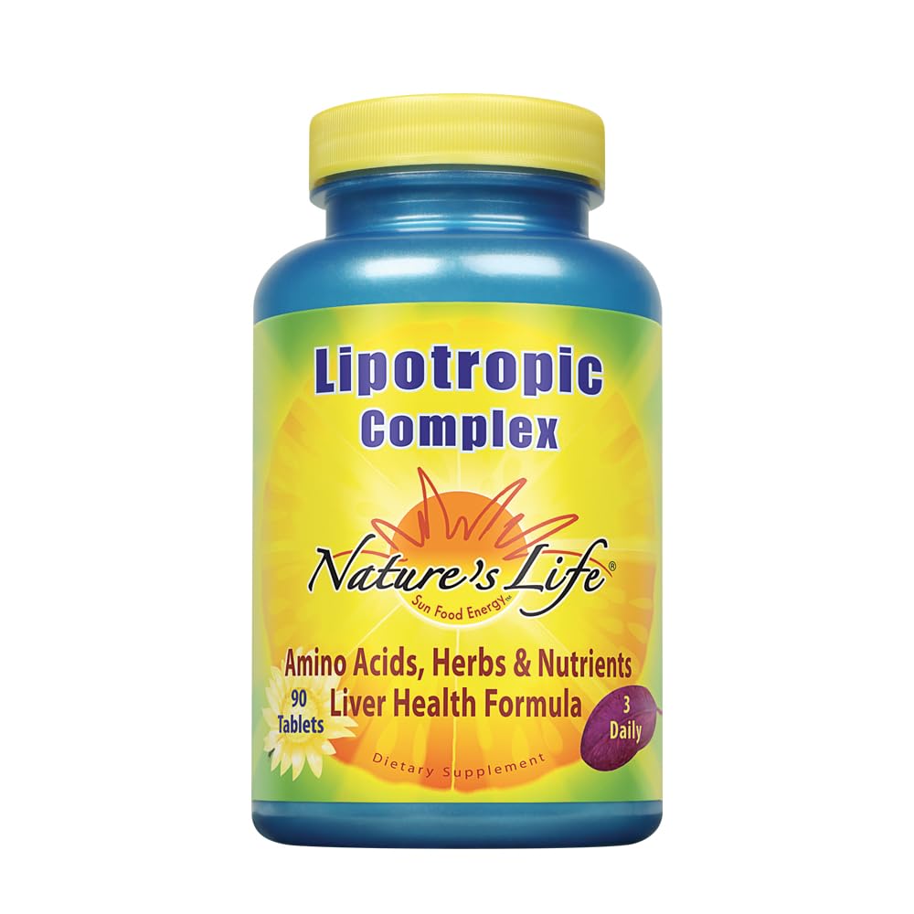 Nature's Life Lipotropic Complex | Comprehensive Support for Healthy Liver Function | with Choline & Inositol | Non-GMO | 90 Vegetarian Tablets Nature's Life buy australia supplements