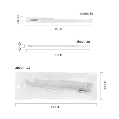 TEONEI Eyebrow microblading Marker Pen,Skin Marker Pen,Eyebrow Permanent Makeup Position Mapping Mark Tools (White) TEONEI