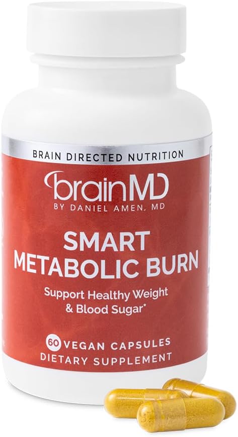 BRAINMD Smart Metabolic Burn - Advanced Weight Management Supplement - 120 Capsules