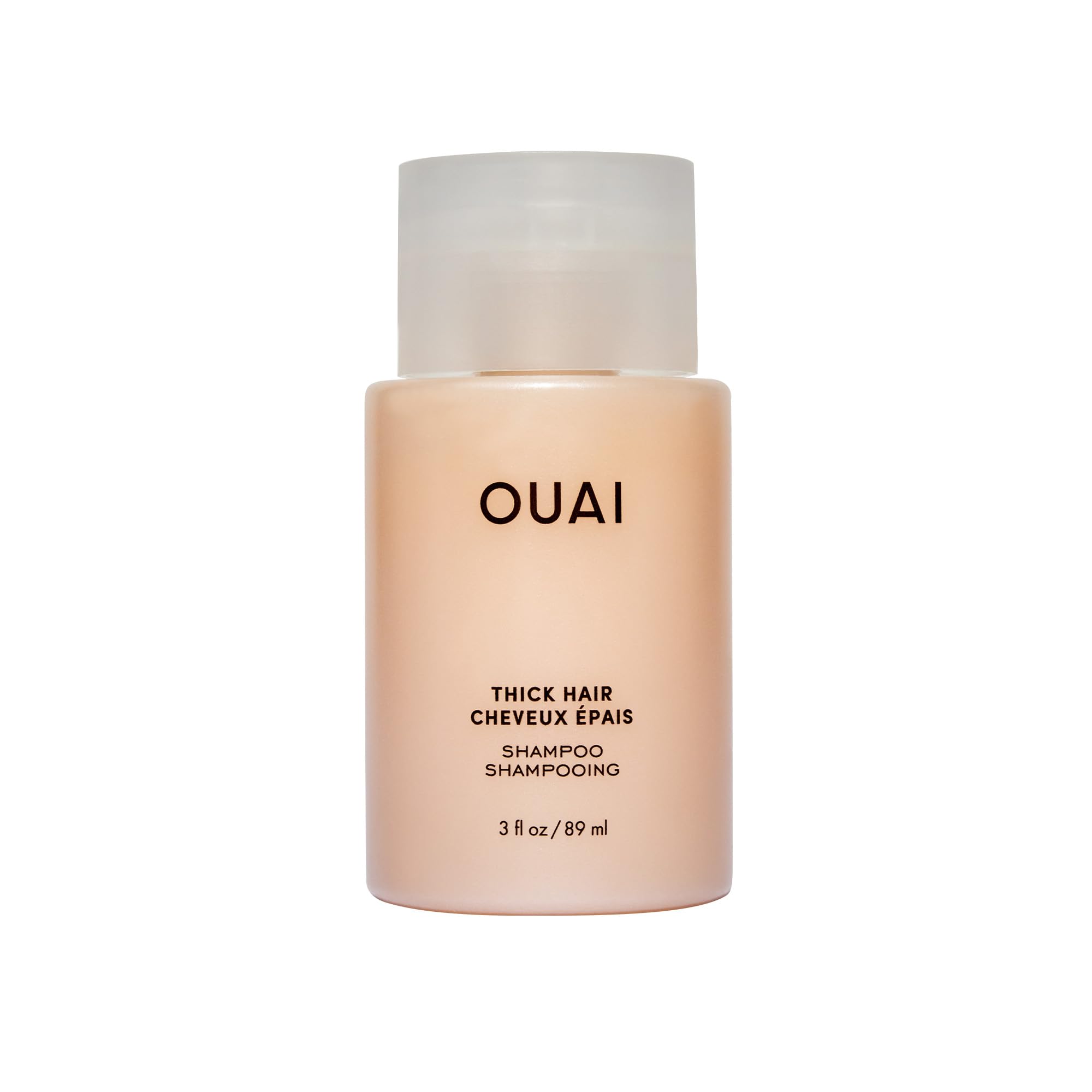 OUAI Thick Shampoo Travel Size - Moisturizing Shampoo with Keratin, Marshmallow Root, Shea Butter, Avocado Oil for Thick Hair - Strengthens & Hydrates - Paraben & Sulfate Free (3 Fl Oz) OUAI buy australia supplements