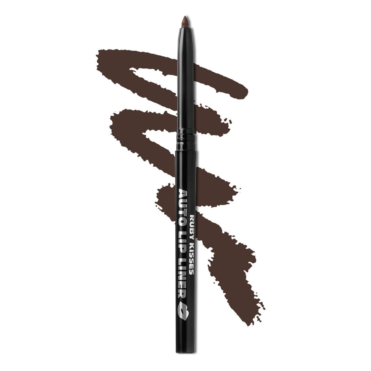 Ruby Kisses Auto Lip Liner, Dark Brown Ruby Kisses
