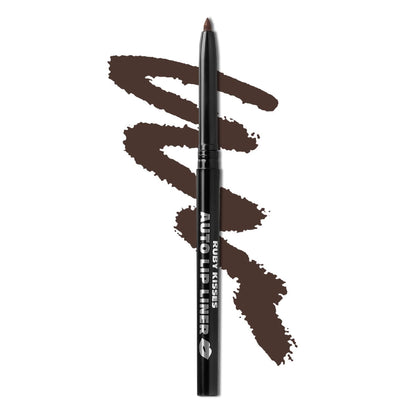 Ruby Kisses Auto Lip Liner, Dark Brown Ruby Kisses