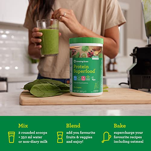 Amazing Grass Protein Superfood, Organic Vegan Protein Powder with Fruit and Vegetables Amazing Grass buy australia supplements