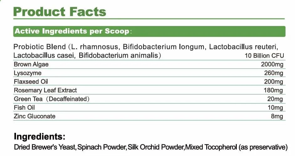 Vetriuntrix Dog Dental Powder, Dental Powder for Dogs Teeth Cleaning and Breath Fresh, Dog Teeth Cleaning Powder with Natural Plants Ingredients and Postbiotics, 200g Vetriuntrix buy australia supplements