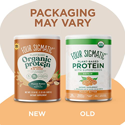 Four Sigmatic Organic Plant-Based Protein Powder Peanut Butter Protein with Lion’s Mane Four Sigmatic buy australia supplements