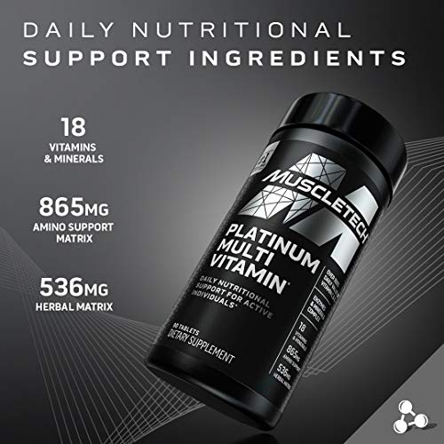 MuscleTech Platinum Multivitamin for Immune Support 18 Vitamins & Minerals Vitamins A MuscleTech buy australia supplements