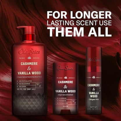 Old Spice Body Wash for Men, The Spice Alchemist Collection, 24/7 Cologne Infused Hydration, No Trade Off Formula Old Spice