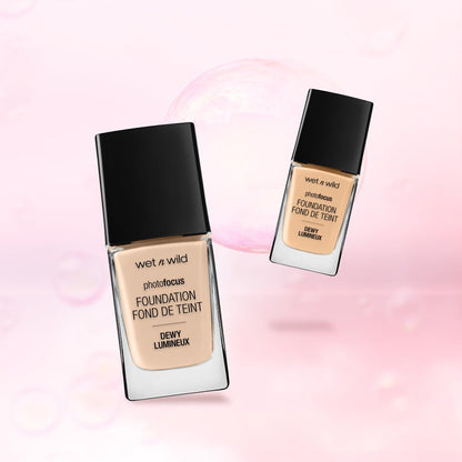 wet n wild Photo Focus Dewy Liquid Foundation Makeup, Soft Beige (Packaging May vary) wet n wild