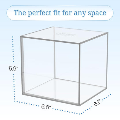 CLEAN SKIN CLUB Clear Acrylic Box for Clean Towels XL (NOT Included), Container For 50 Disposable Clean Towels XL, Face Towelettes Bathroom Counter Storage, Bin for Cleansing Facial Dry Wipes CLEAN SKIN CLUB