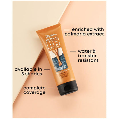 Sally Hansen Airbrush Legs Leg Makeup Lotion | Easy Application, Flawless-Looking Legs, Water-Resistant, Transfer-Proof | Light | Subtle Sun-Kissed Finish Sally Hansen