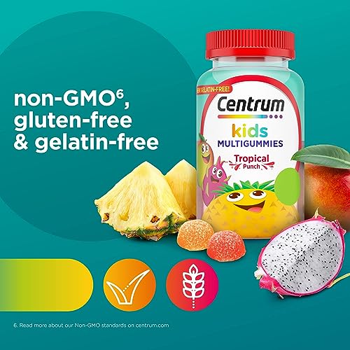 Centrum Kids Multivitamin Gummies, Tropical Punch Flavor Made With Natural Flavors Centrum buy australia supplements