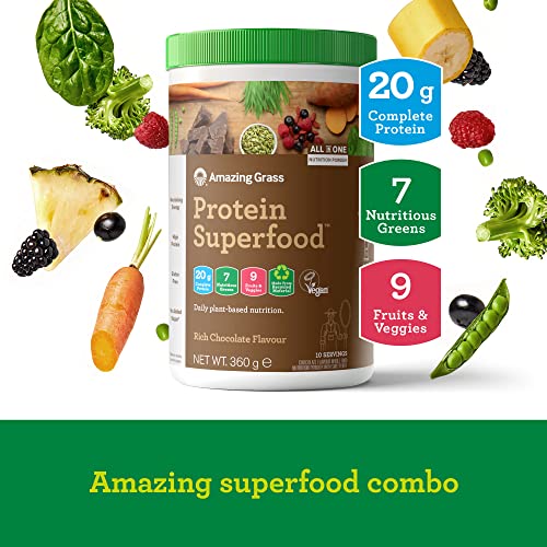 Amazing Grass Protein Superfood, Organic Vegan Protein Powder with Fruit and Vegetables Amazing Grass buy australia supplements