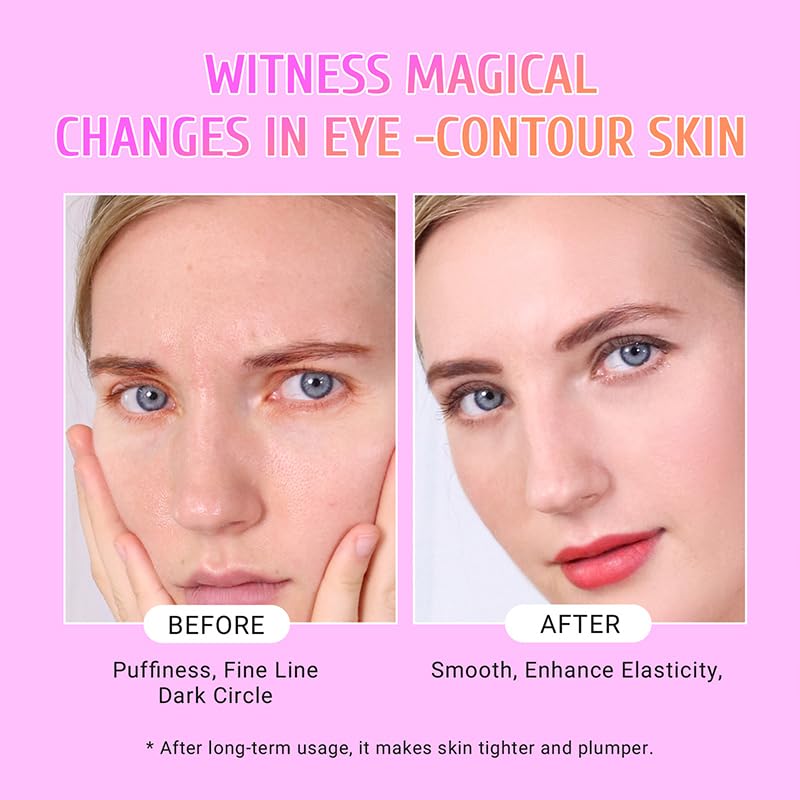 PEAUAMIE Under Eye Patches Gold and Hyaluronic Acid for puffy eyes,Rose Eye Masks PEAUAMIE