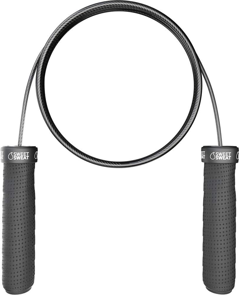 Sweet Sweat Performance Jump Rope ~ 10ft Adjustable Length Rope for Fitness and Speed Training ~ Includes Mesh Cary Bag & Bonus Rope Gsupps Australia