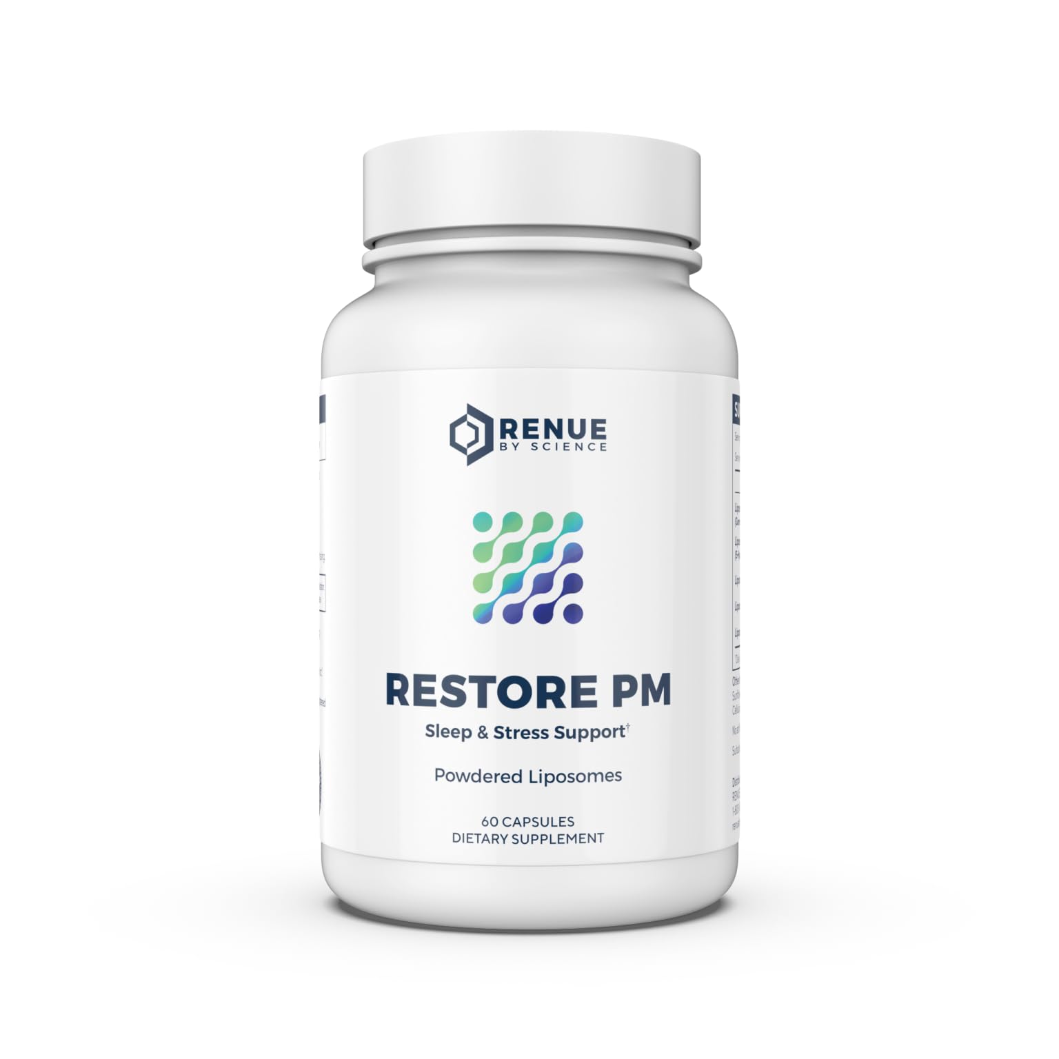 Renue By Science Restore PM | Liposomal Melatonin GABA Supplements | 60 Capsules with Melatonin (3.5mg) 5HTP (100mg) Glutathione (65mg) Apigenin (75mg) GABA (150mg) - Non-GMO | Made in The USA Renue By Science buy australia supplements
