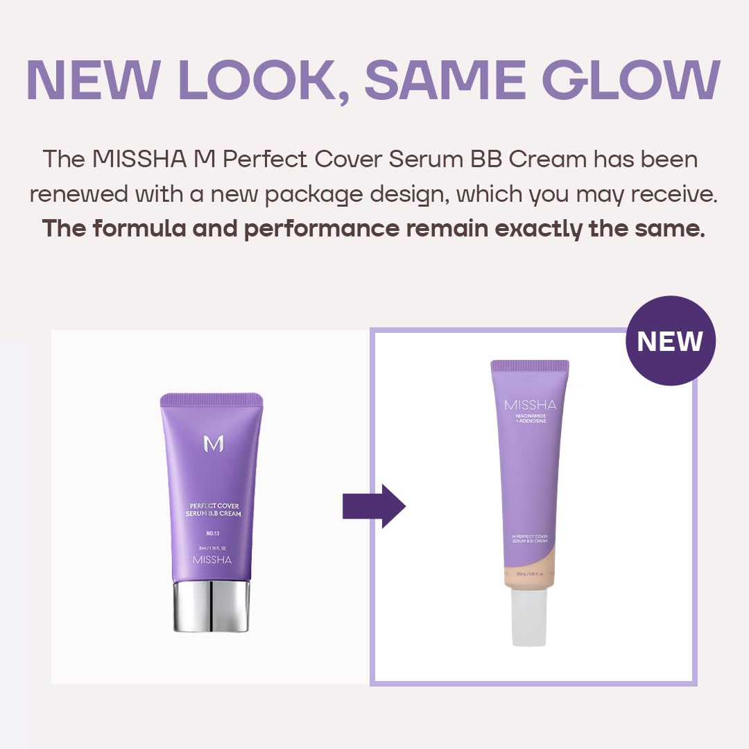 MISSHA M Perfect Cover Serum BB Cream No.41 Medium Tan 1.18 oz MISSHA