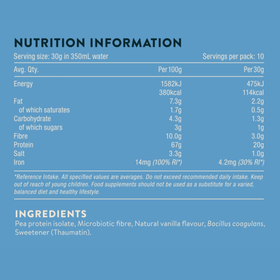 Nuzest - Protein + Microbiotics – Gut Health - Plant Protein Powder - French Vanilla, 300g (10 Servings) Nuzest buy australia supplements