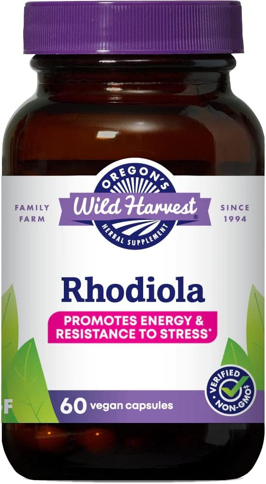 Oregon's Wild Harvest Rhodiola Supplement, 60 Count Gsupps Australia