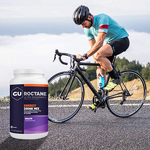 GU Energy Roctane Ultra Endurance Energy Drink Mix, 3.44-Pound Jar, Grap