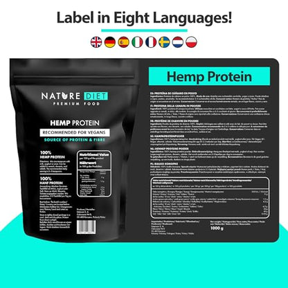 Nature Diet - Hemp Protein 1000g , Vegan , Protein Powder , Plant-Based Nature DietBuy Supplements Australia