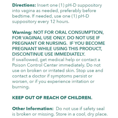 pH-D Feminine Health - Boric Acid Starter Bundle - pH-D Boric Acid Vaginal Suppositories 12 Count pH-D Feminine Health Support buy australia supplements