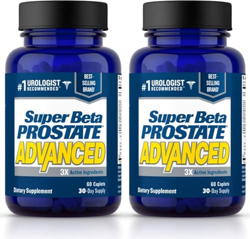 SUPER BETA PROSTATE Advanced – Promote Sleep, Support Bladder Emptying. Prostate Support Supplement for Men's Health with Beta Sitosterol SUPER BETA PROSTATE
