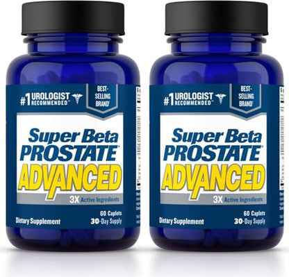 SUPER BETA PROSTATE Advanced – Promote Sleep, Support Bladder Emptying. Prostate Support Supplement for Men's Health with Beta Sitosterol SUPER BETA PROSTATE