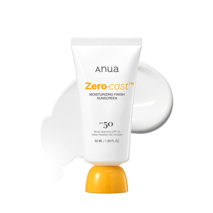 Anua Zero-Cast Moisturizing Sunscreen SPF 50, 1.69 fl oz ANUA