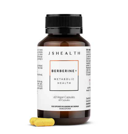 JSHealth Supplement with Berbevis for Metabolic Health Support. Higher Strength for Blood Sugar Already in the Normal Range and Body Composition JSHealth