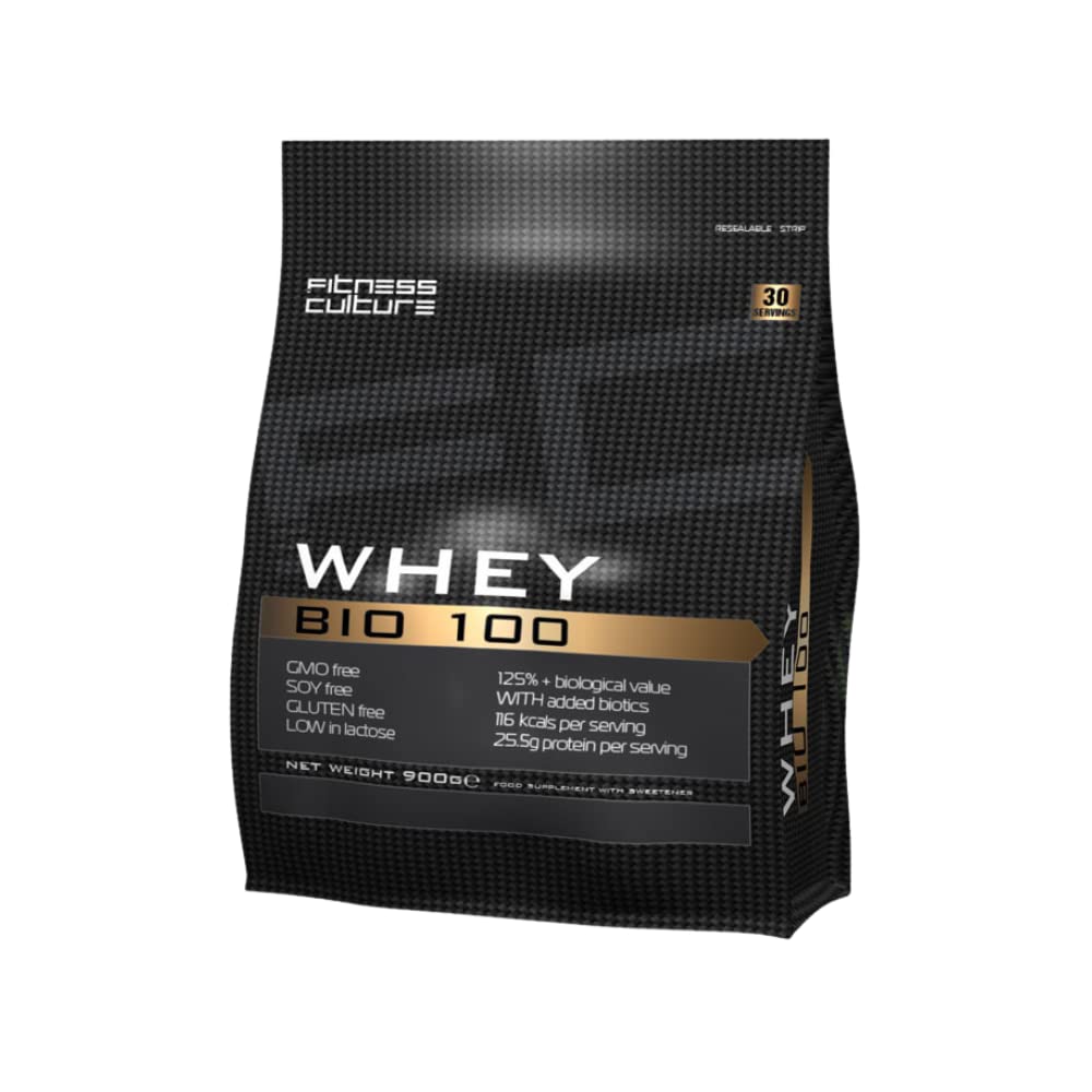 Fitness Culture Whey Bio 100 Whey Protein Powder with Pre and Pro Biotics Raspberry Flavour My Store buy australia supplements