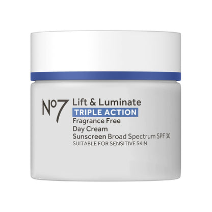 No7 Lift & Luminate Triple Action Face Cream with SPF 30, 1.69 oz No.7