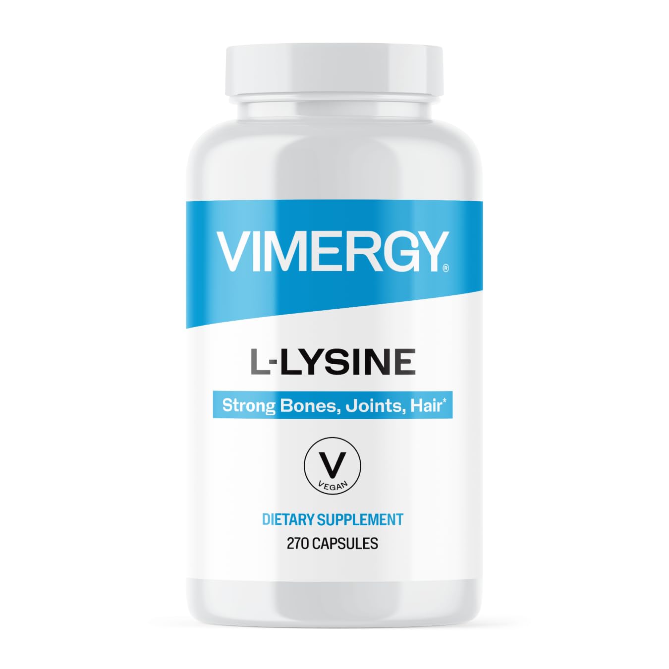 Vimergy L-Lysine – Promotes Healthy Skin, Hair & Nails* – Supports Healthy Metabolism* – Vegan, Non-GMO & Gluten-Free – 270 Capsules Vimergy buy australia supplements