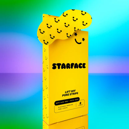 Starface Deep Cleansing Blackhead Remover Nose Pore Strips, Original, 8 ct Starface World
