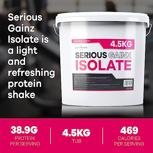 The Bulk Protein Company, Serious Gainz Isolate – 4.5kg – Whey Protein Powder The Bulk Protein Company buy australia supplements