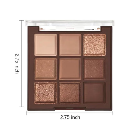 CAKAILA Brown Eyeshadow Palette-Neutral Nude Brown Smokey Eye Shadow Palette,Rose Gold Bronze Naked Cream Eyeshadow Palette Makeup,Natural Eyeshadow for Eyes Long Lasting Naturing-Looking CAKAILA