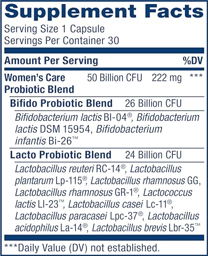 Renew Life Women's Probiotic Capsules, 50 Billion CFU Guaranteed, Supports Vaginal, Urinary Renew Life buy australia supplements