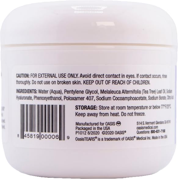 Oasis LID & LASH + Tea Tree Oil Eyelid Cleanser Wipes - 60 Count Oasis LID & LASH