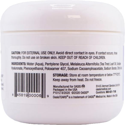 Oasis LID & LASH + Tea Tree Oil Eyelid Cleanser Wipes - 60 Count Oasis LID & LASH