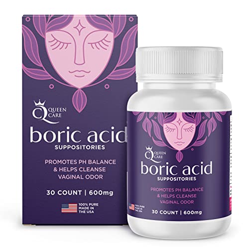Queen Care - Boric Acid Suppositories, Boric Acid Suppositories for Feminine Care, Safe & All-Natural pH Queen Care buy australia supplements