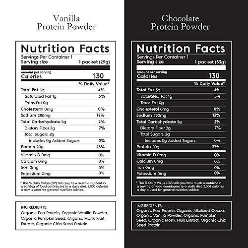 Truvani Organic Vegan Protein Powder Sample Pack - 20g of Plant Based Protein, Organic Truvani buy australia supplements