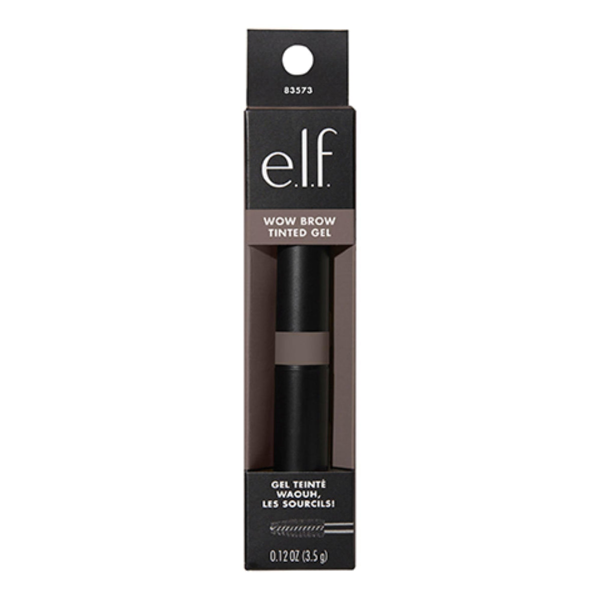 e.l.f. Wow Brow Gel, Volumizing, Buildable, Wax-Gel Hybrid, Creates Full, Voluminous-Looking Brows, Locks Brow Hairs In Place, Neutral Brown, Fiber-Infused 3.5g e.l.f.