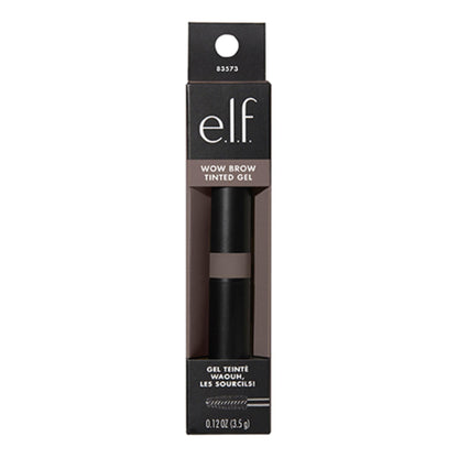 e.l.f. Wow Brow Gel, Volumizing, Buildable, Wax-Gel Hybrid, Creates Full, Voluminous-Looking Brows, Locks Brow Hairs In Place, Neutral Brown, Fiber-Infused 3.5g e.l.f.