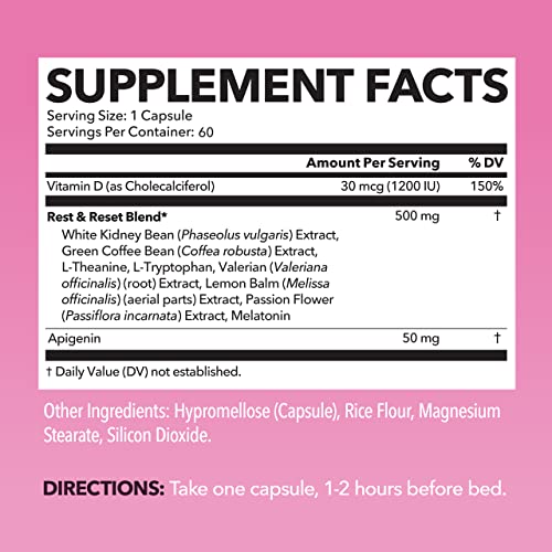 Night Time Fat Burner for Women | Weight Loss and Sleep Support Blend With Apigenin HAVASU NUTRITION buy australia supplements