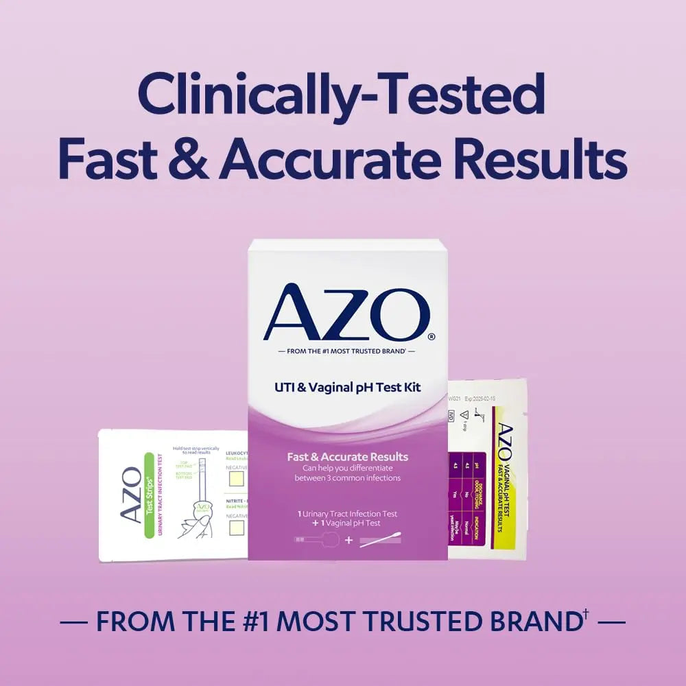 AZO Dual Protection Urinary & Vaginal Probiotic + UTI & Vaginal pH Test Kit (30 Count) AZO buy australia supplements