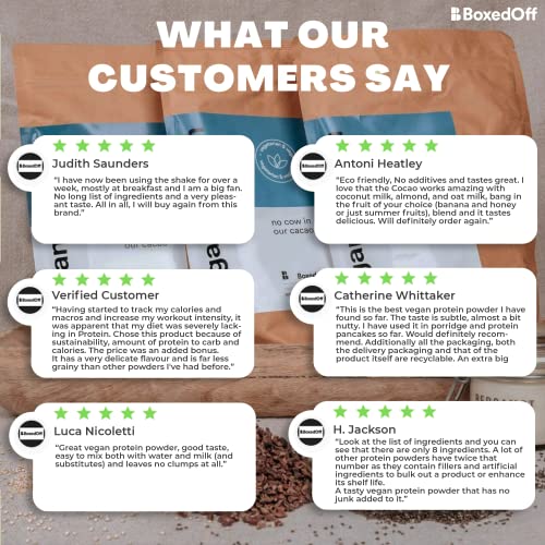 Vegan Protein Powder, Complete Plant Based Protein - 5 Plant Protein Sources - No Additives Boxed OffBuy Supplements Australia