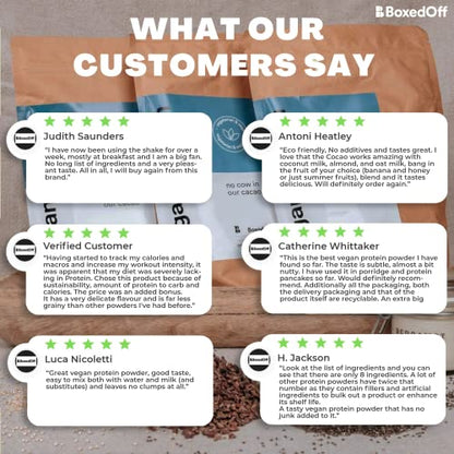 Vegan Protein Powder, Complete Plant Based Protein - 5 Plant Protein Sources - No Additives Boxed OffBuy Supplements Australia
