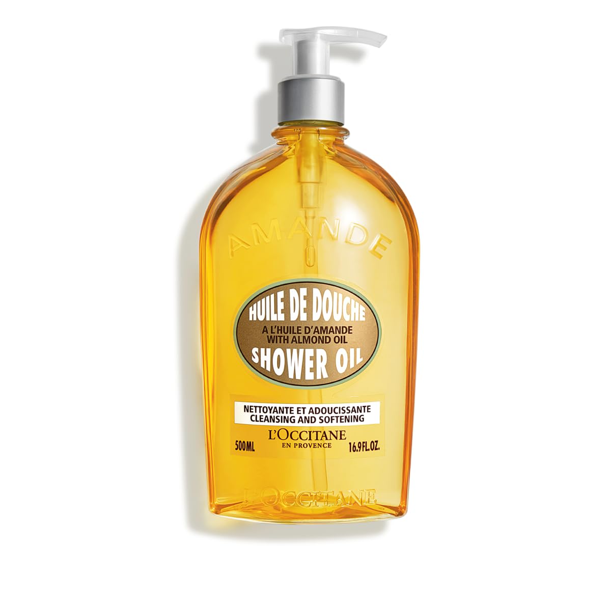 L'OCCITANE Cleansing & Softening Almond Shower Oil. 16.90 fl oz L'OCCITANE
